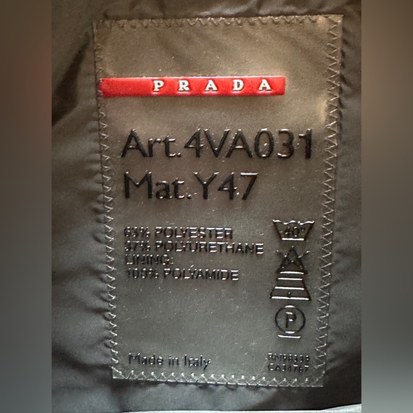 Prada Light Blue Crossbody with Beige Strap - Picture 3 of 7